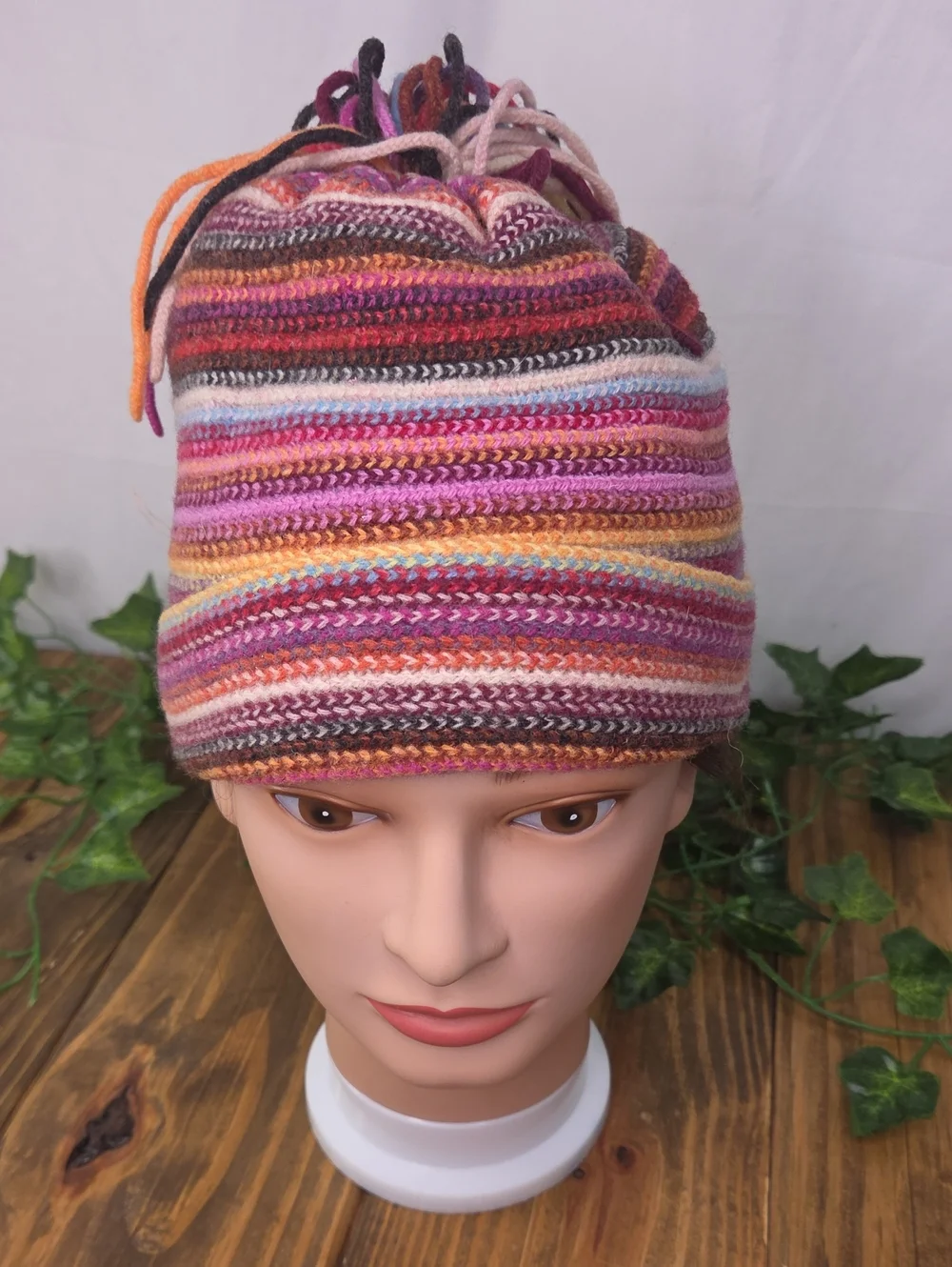 William Brunton. Hand Knit Beanie. Lambswool. OSFA. Excellent Condition